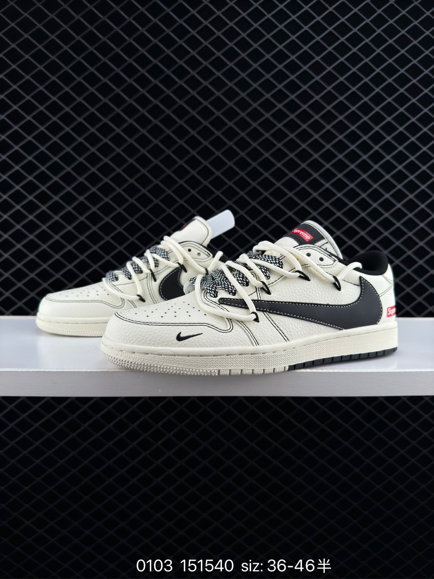 Travis Scott x Nike Air Jordan 1 Low x Stussy x Supreme